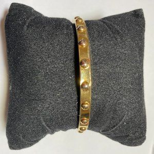 Kate Spade Gold Tone Studded Bangle Bracelet